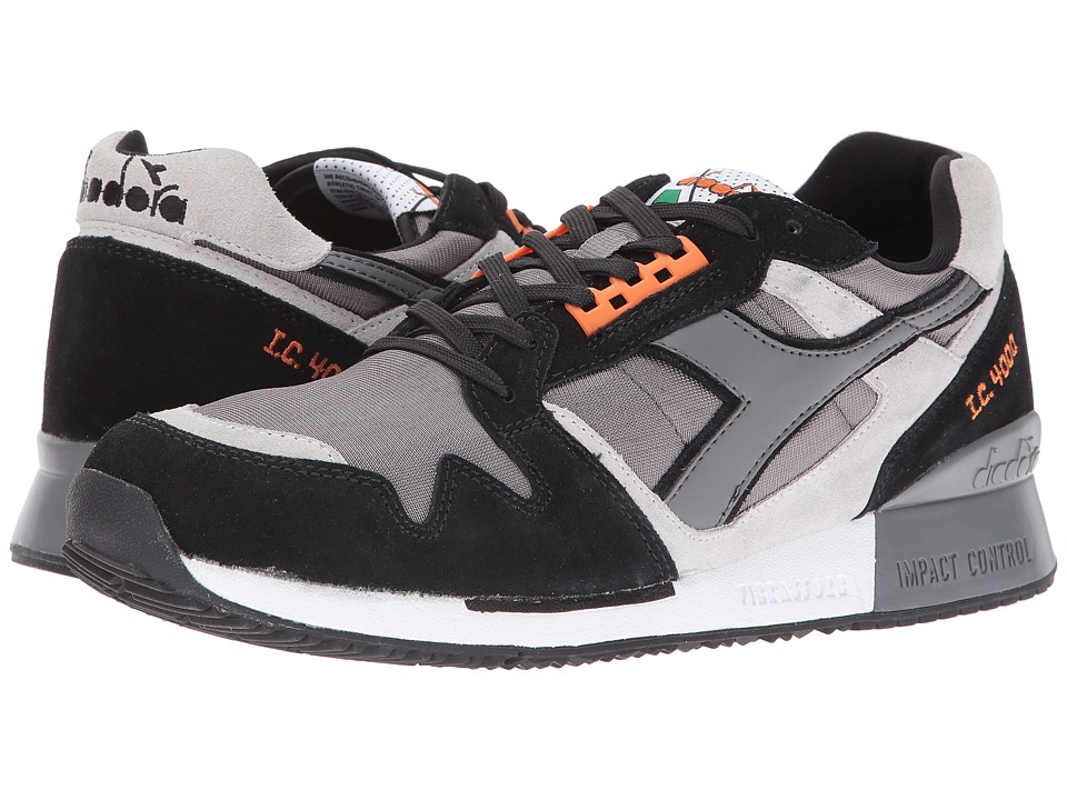 Diadora I.C. 4000 NYL II (Steel Gray/Black) Men