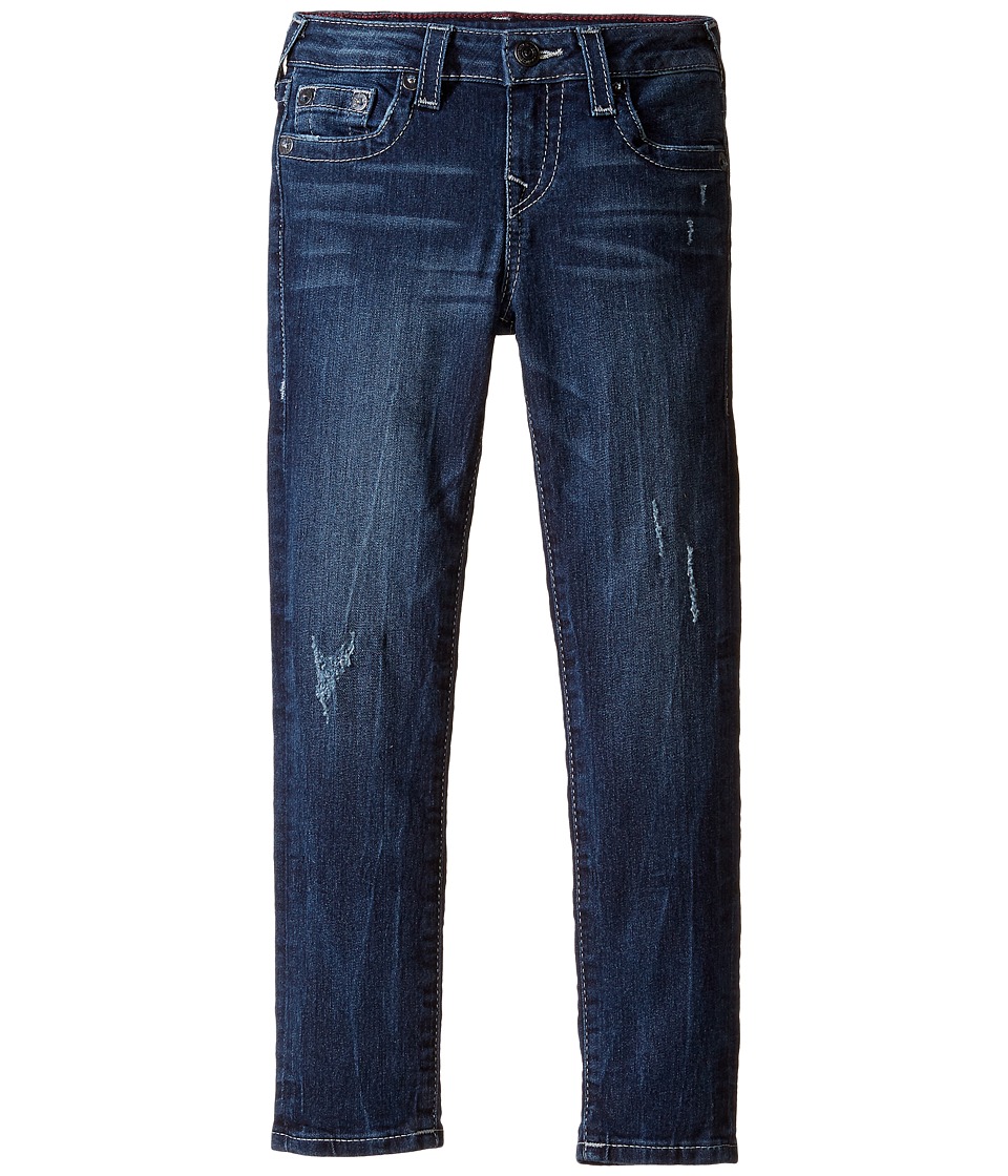 True Religion Kids Casey Jeans in Chrome Blue (Toddler/Little Kids) (Chrome Blue) Girl