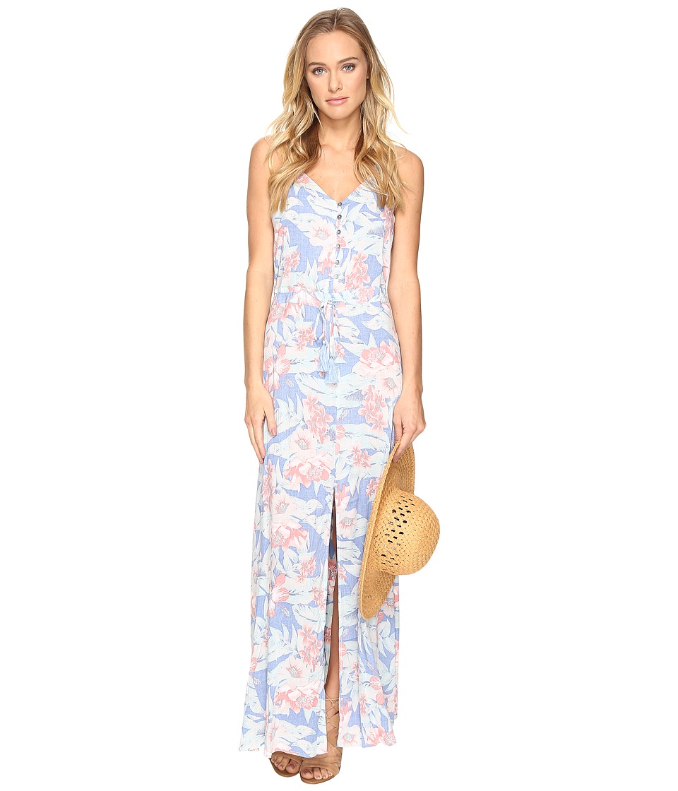 Rip Curl Mia Flores Maxi Dress (Light Blue) Women