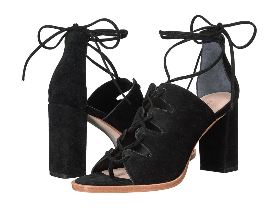 Loeffler Randall Helene (Black Split Suede) Women