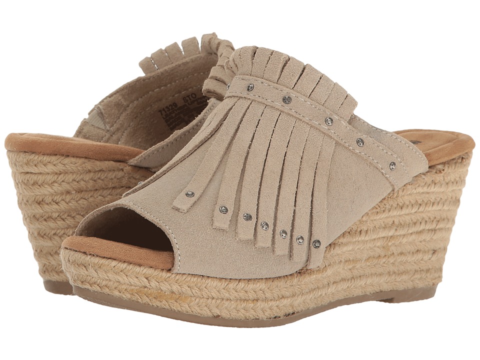 Minnetonka Quinn (Stone Suede) Women