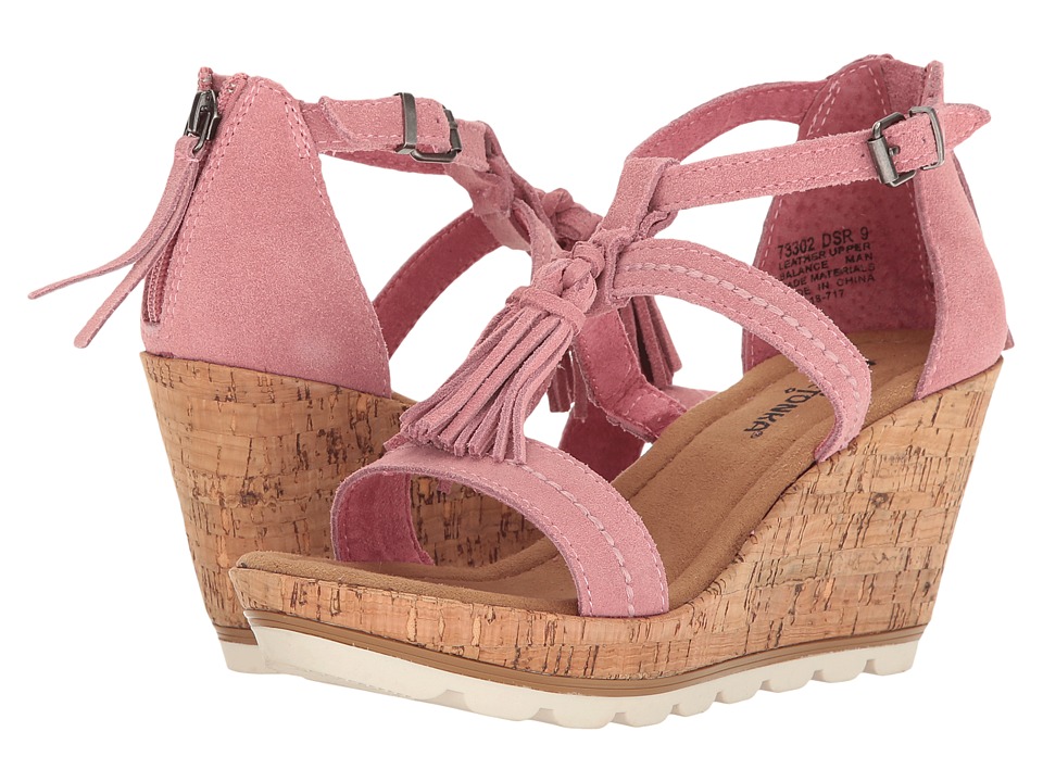 Minnetonka Lincoln (Desert Rose Suede) Women