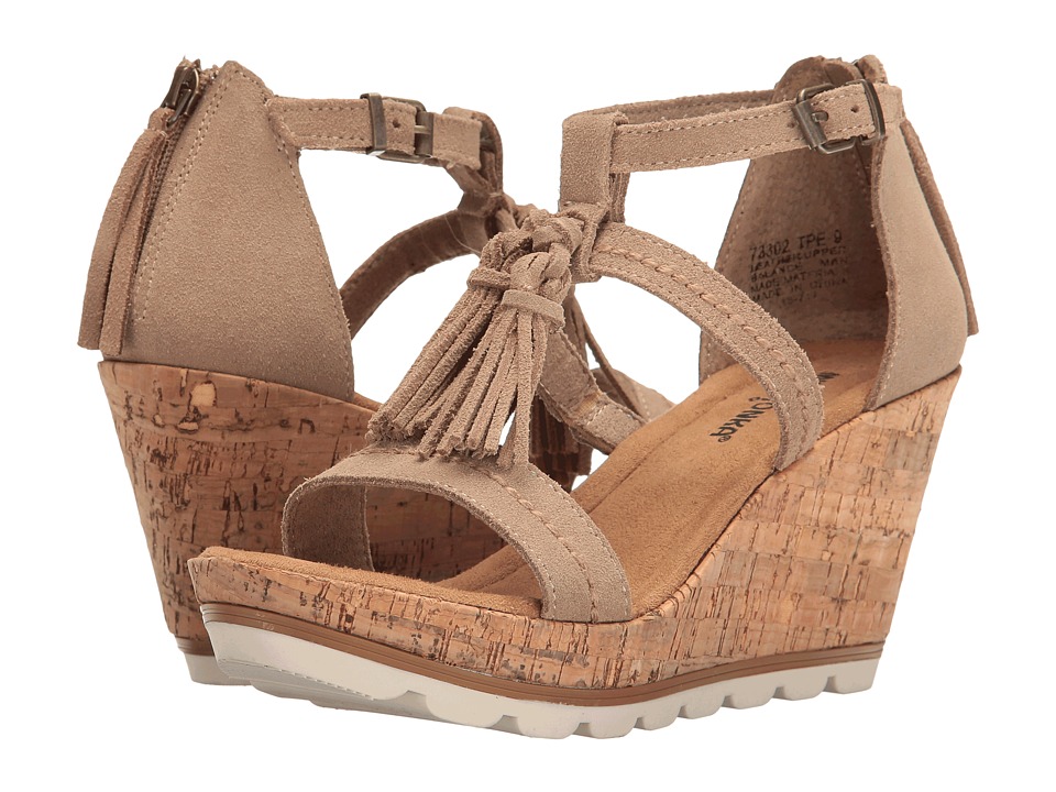 Minnetonka Lincoln (Taupe Suede) Women