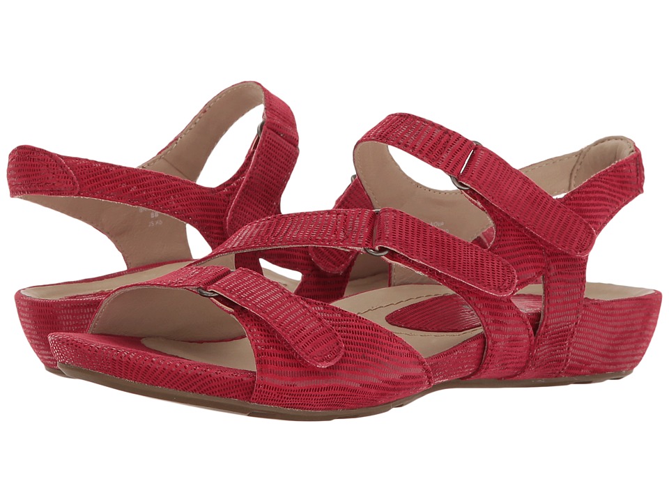 Earth Nova Earthies (Bright Red Printed Suede) Women