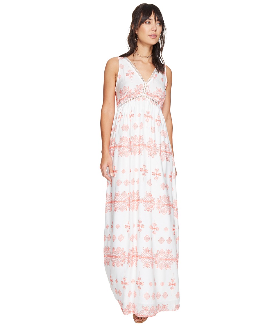 BB Dakota Havanah Printed Maxi Dress (Cantaloupe) Women