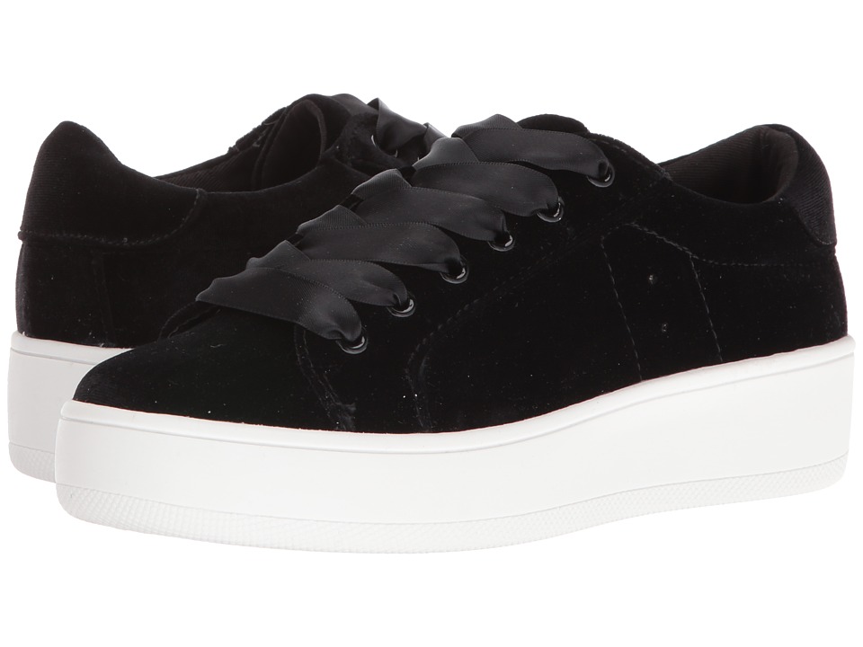 Steve Madden Bertie-V (Black Velvet) Women