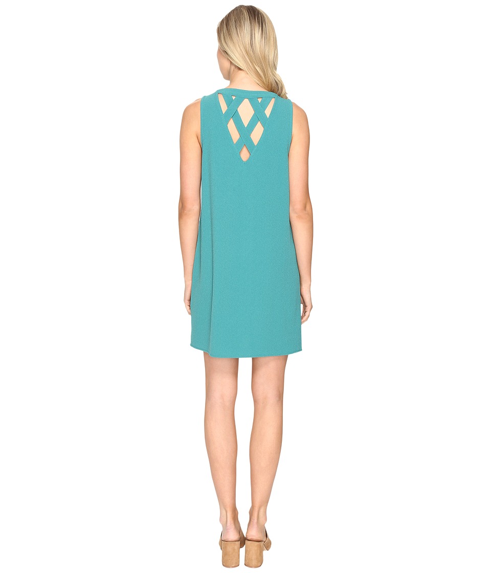 Jack by BB Dakota Ballard Crepe Shift Dress (Jade Green) Women