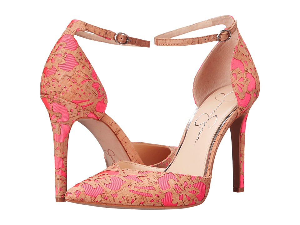 Jessica Simpson Cirrus (Natural/Laser Pink) High Heels