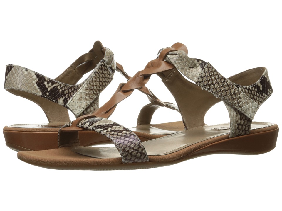 ECCO Bouillion Knot T-Strap II (Cognac/Sage) Women