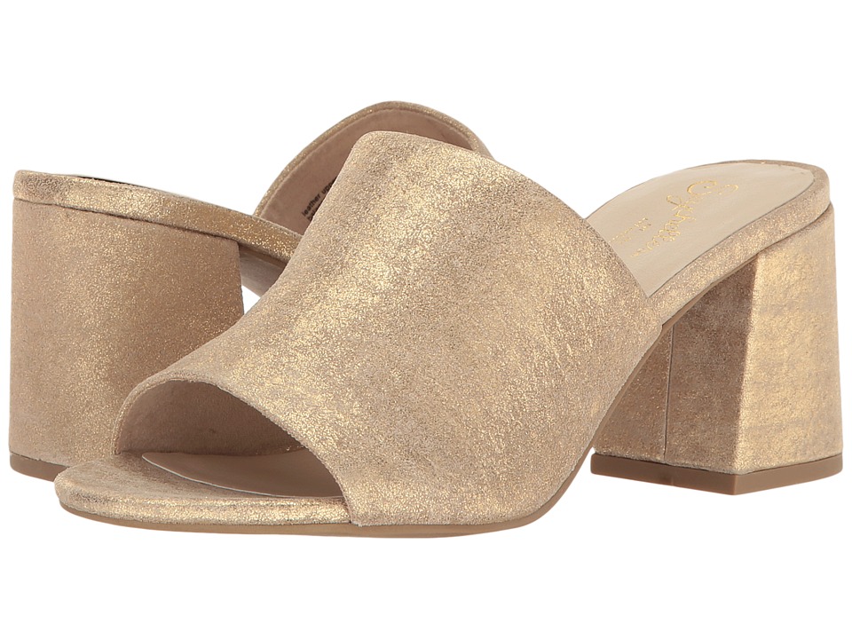 Seychelles Commute (Gold Metallic Suede) Women