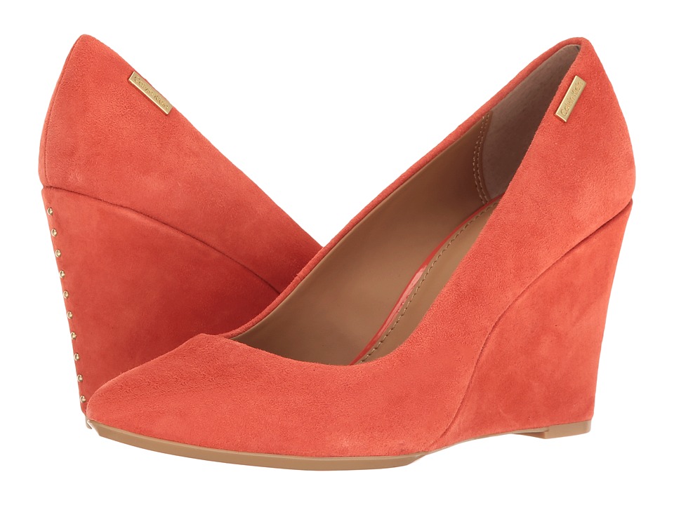 Calvin Klein Celeste (Deep Blush Suede) Women