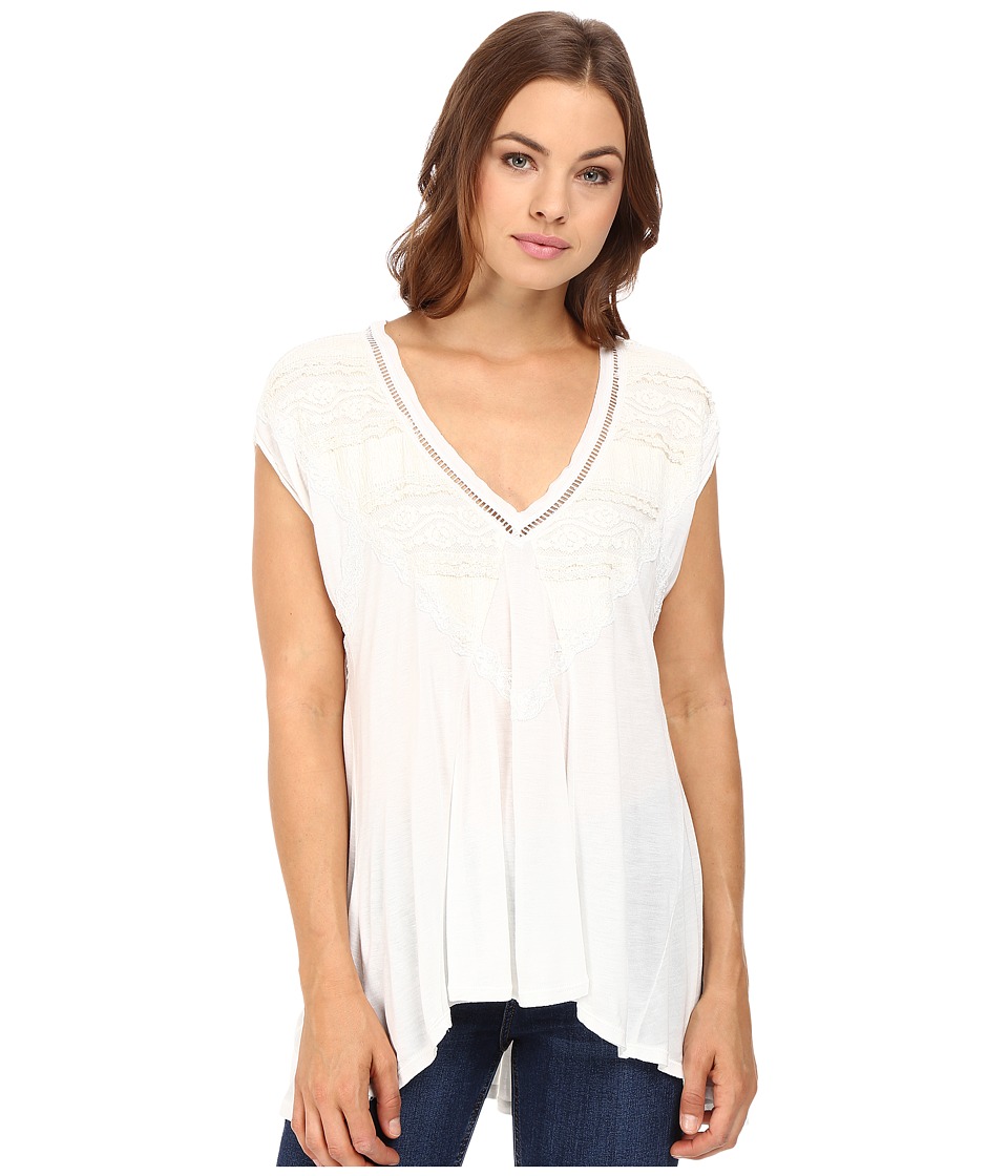 Free People Abigail Tee (Ivory) Women
