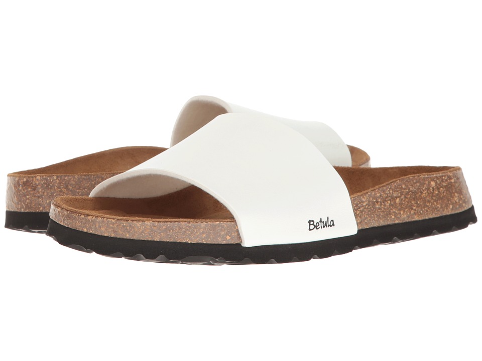 Betula Licensed by Birkenstock Reggae Birko-Flor (Basic White) Women