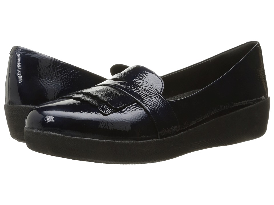 FitFlop Fringey Sneaker Loafer (Inky Blue) Women