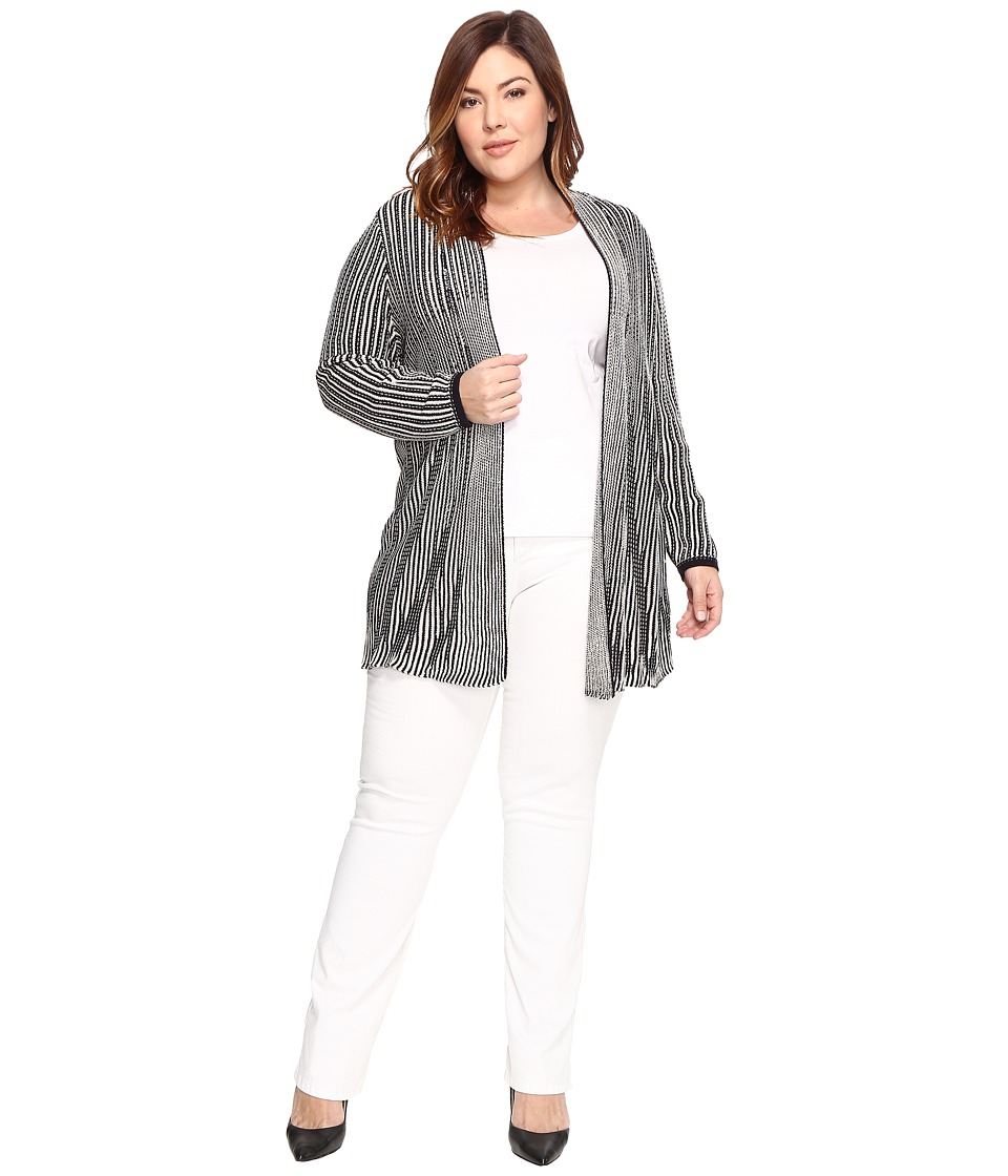 NIC+ZOE Plus Size Digital Motif Cardy (Multi) Women