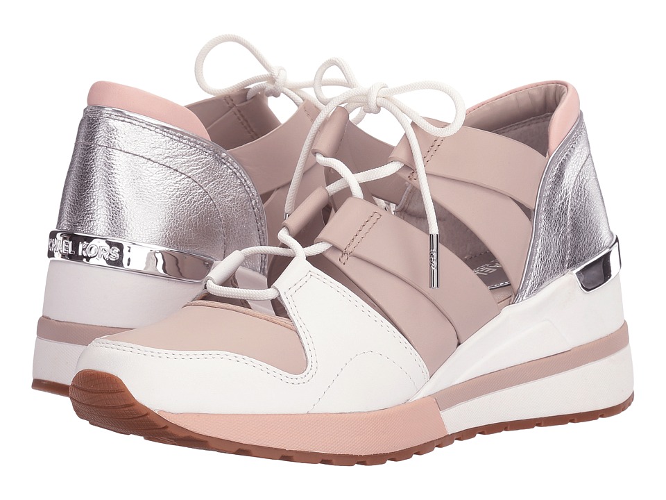 MICHAEL Michael Kors Beckett Trainer (Cement/Soft Pink Vachetta/Metallic Nappa/Suprema Nappa Sport) Women