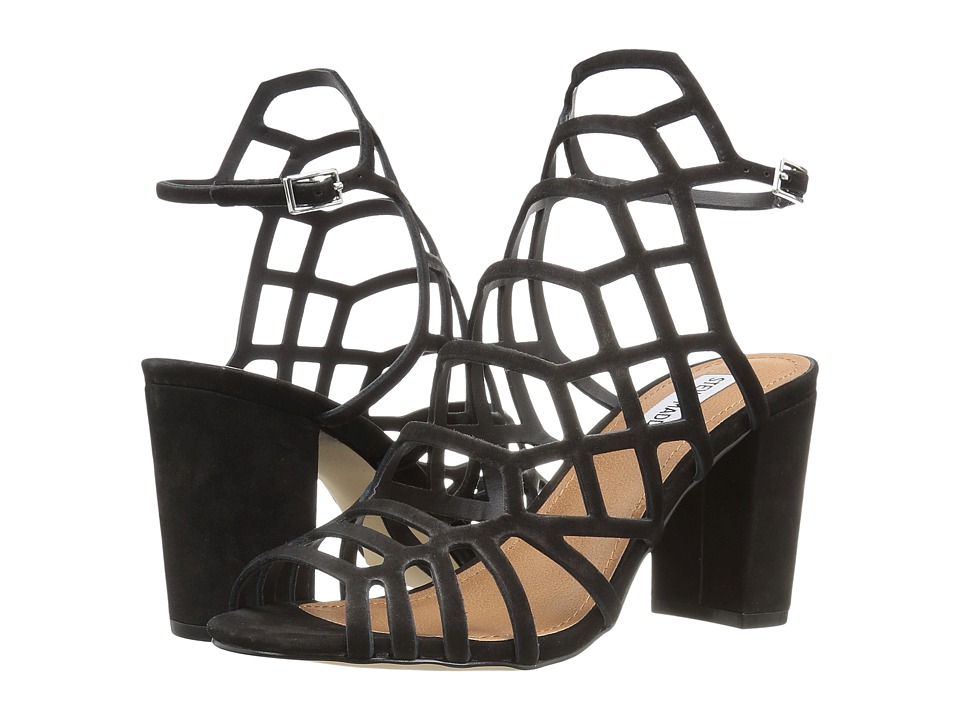 Steve Madden Dafine (Black Nubuck) High Heels