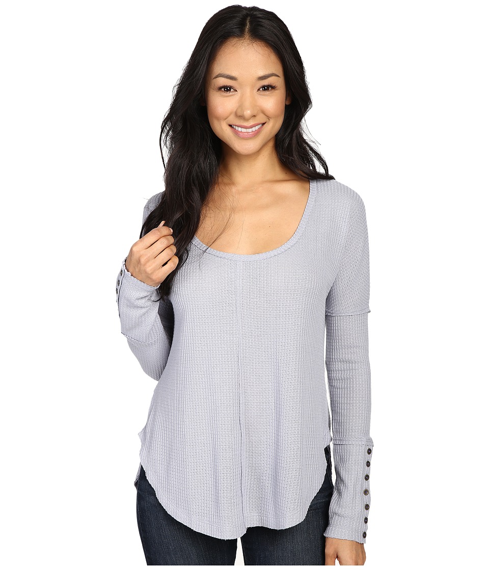 Lucky Brand Thermal Tee (Dapple Grey) Women