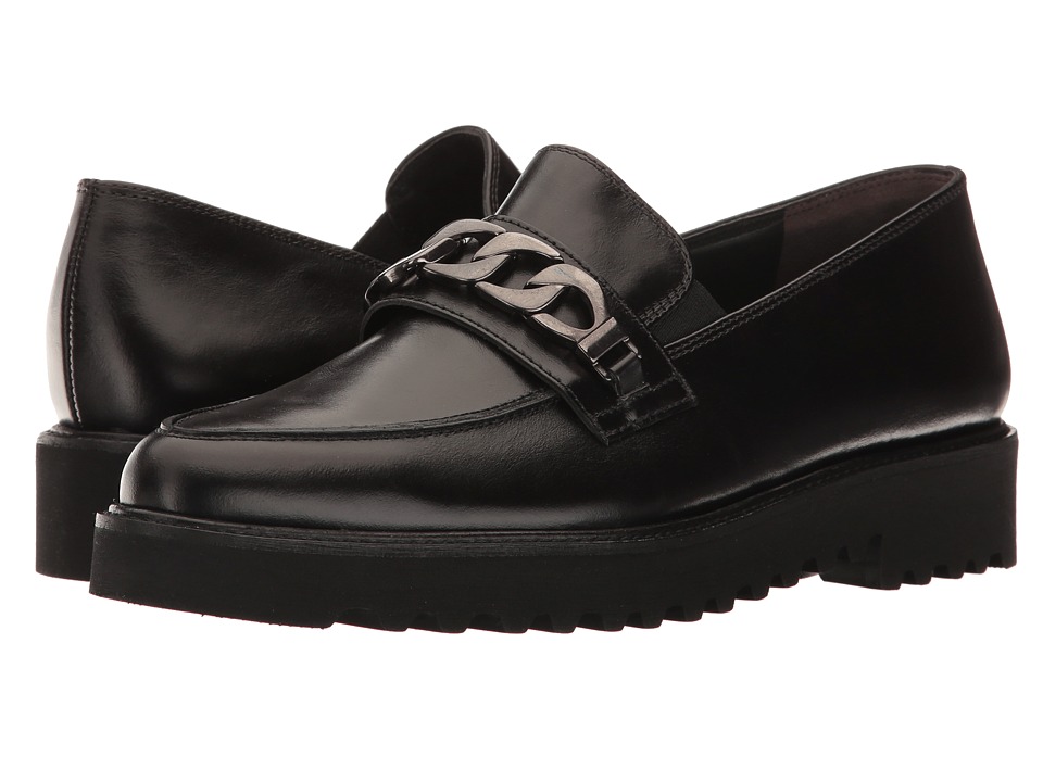 Paul Green Maria Loafer (Black Leather) Women