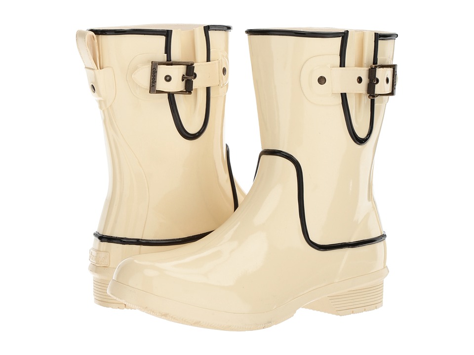 Chooka Classic Mid Fine Line (Ivory High Gloss) Women