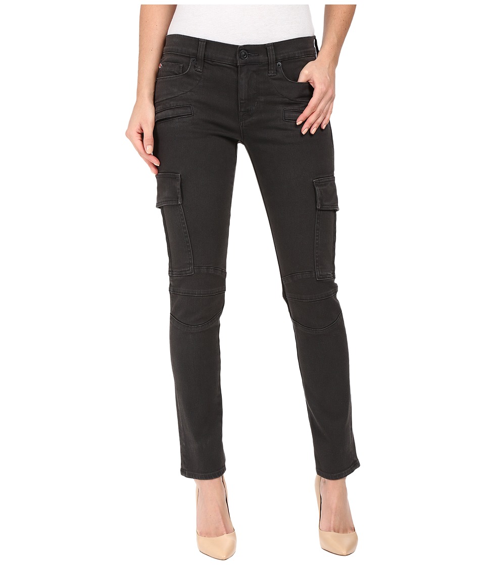 Hudson Colby Ankle Moto Skinny Cargo in Smoky Dark Grey (Smoky Dark Grey) Women