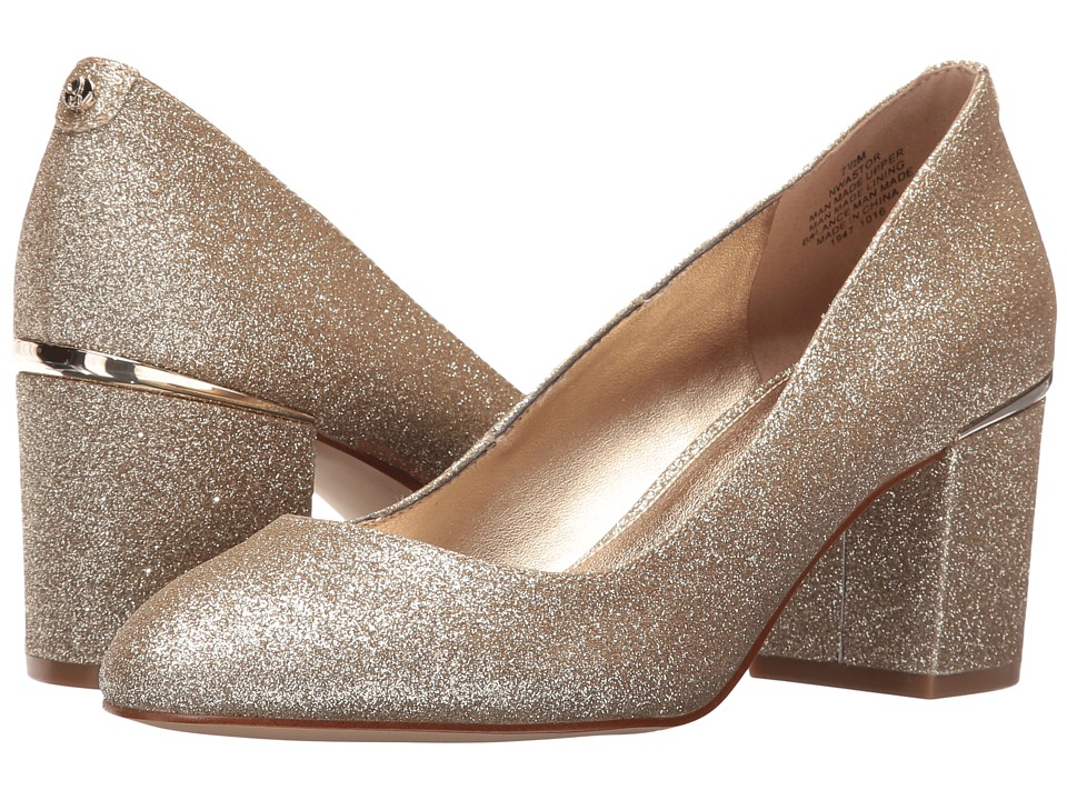 Nine West Astor 3 (Light Gold Patent) Women