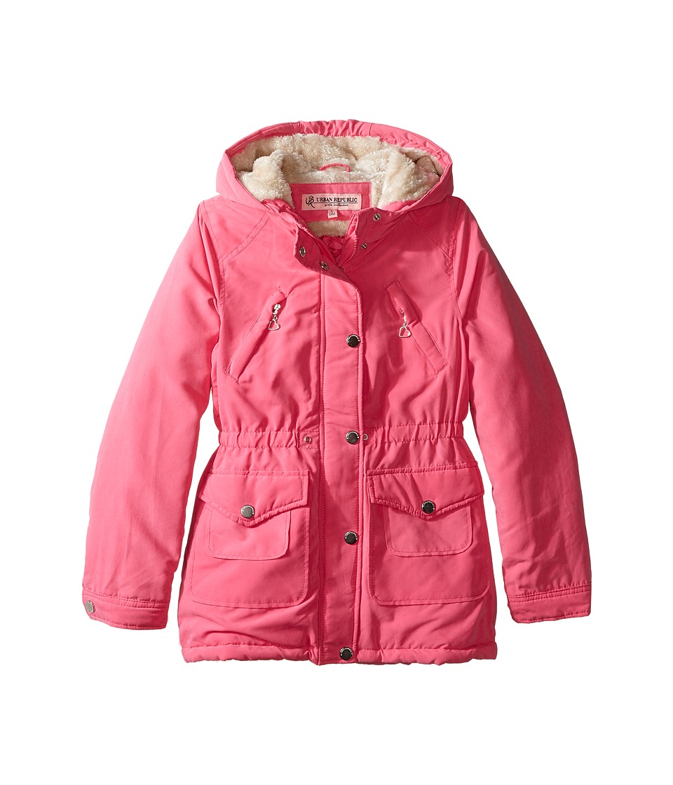 Urban Republic Kids Peach-Finish Microfiber Jacket (Little Kids/Big Kids) (Pink) Girl
