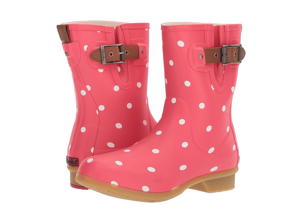 Chooka Classic Mid Lottie Dot (Watermelon Matte) Women