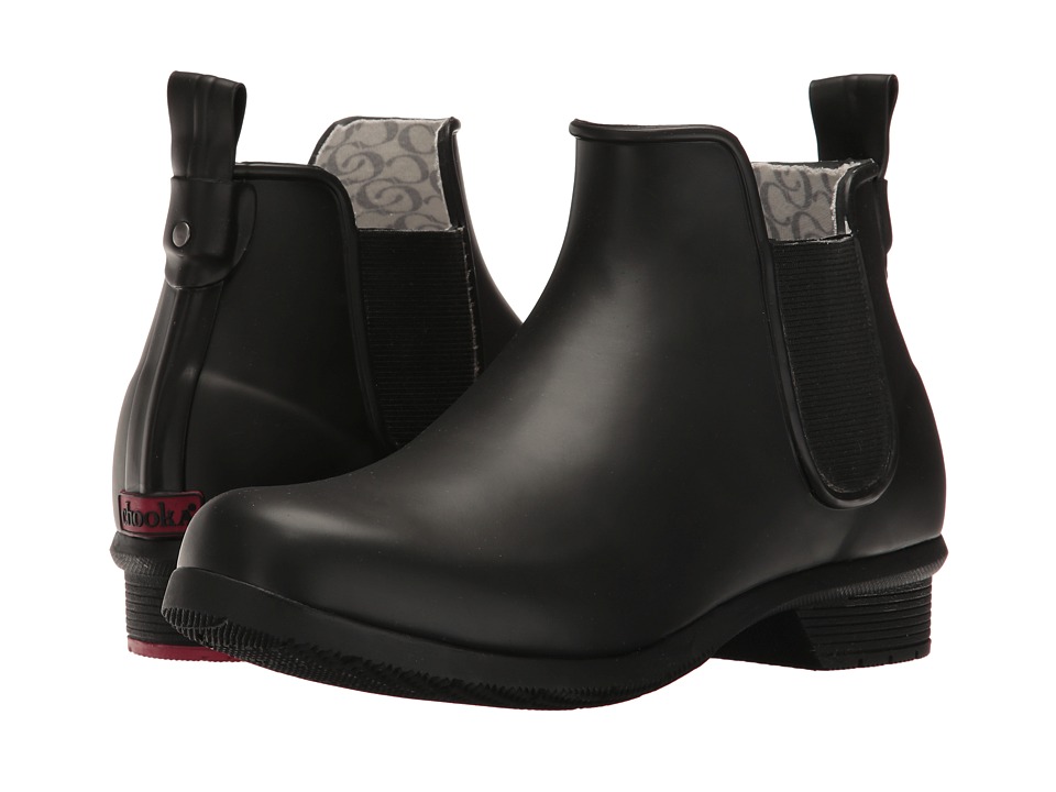 Chooka Classic Chelsea Rain Boot (Black Matte) Women