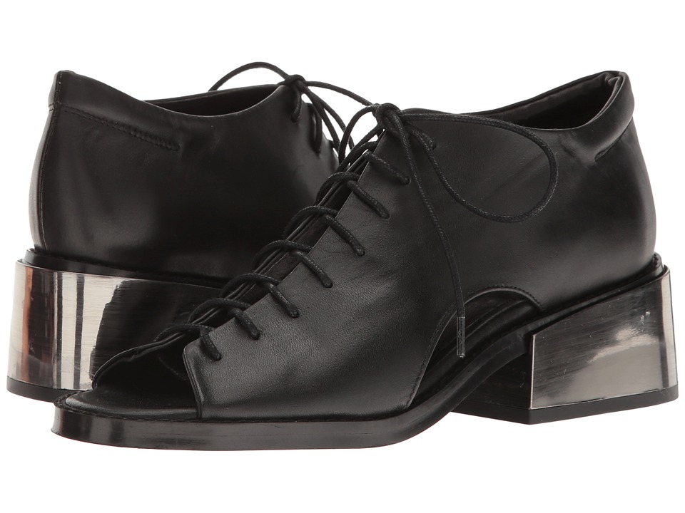 Shellys London Cupelo Oxford (Black Leather) Women