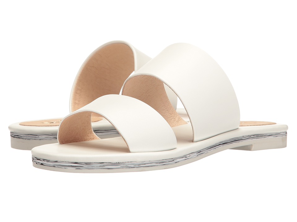 Shellys London Davan Slide (White Leather) Women