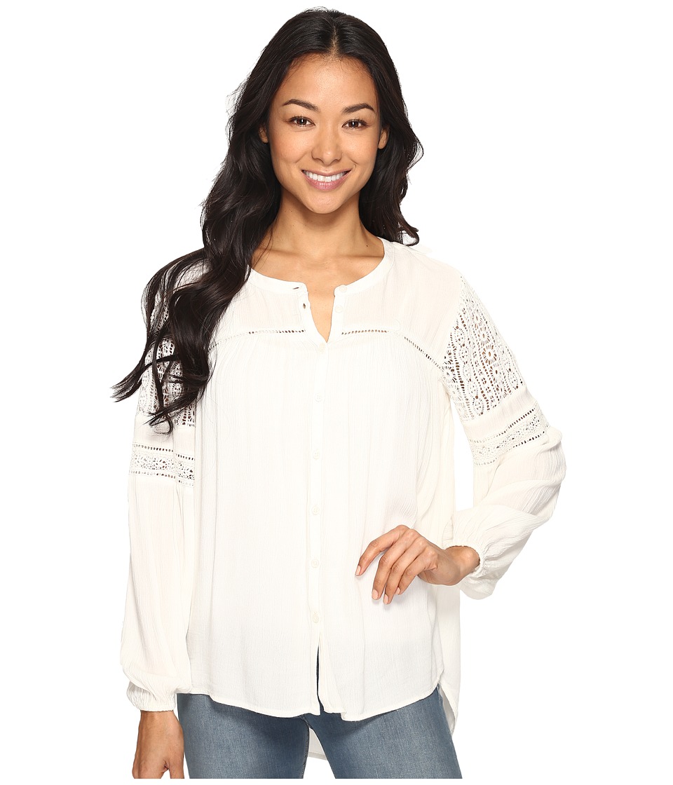 Amuse Society - Crawford Long Sleeve Woven (Casa Blanca) Women