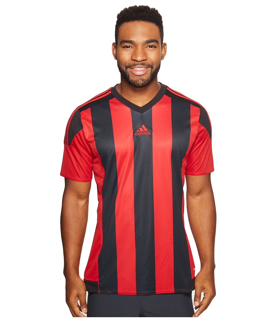 adidas Striped 15 Jersey (Power Red/Black) Men
