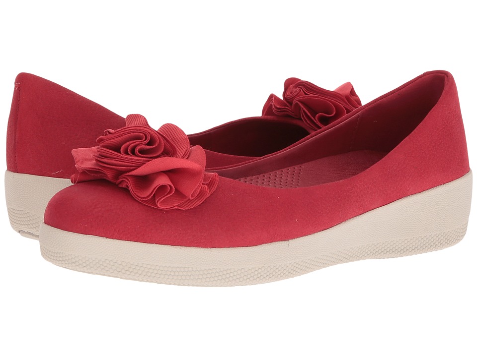 FitFlop Florrie Superballerina (Classic Red) Women