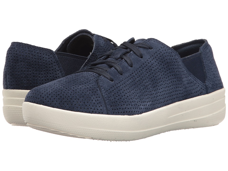 FitFlop F-Sporty Lace-Up Sneaker Perf (Midnight Navy) Women
