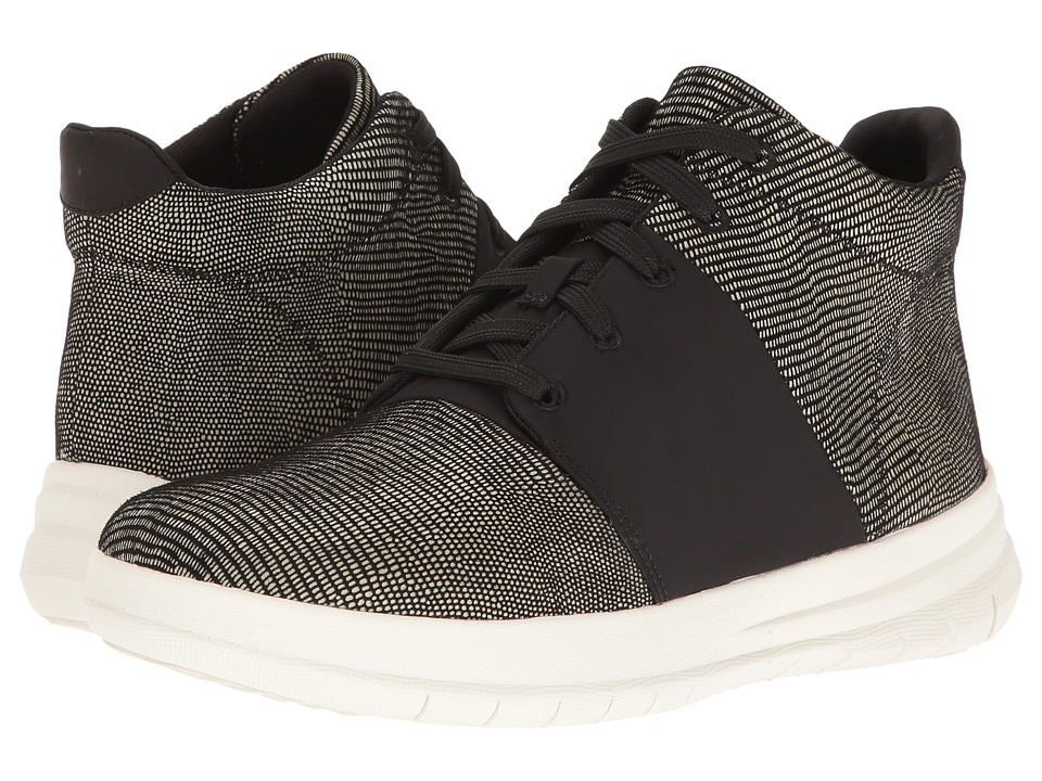 FitFlop Sporty-Pop X Lizard Print High-Top (Black) Women