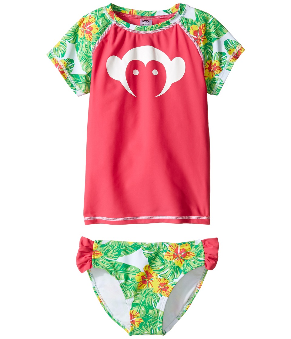 Appaman Kids Maui Rashguard Set w/ SPF 50 Cover-Up (Toddler/Little Kids/Big Kids) (Tropical) Girl
