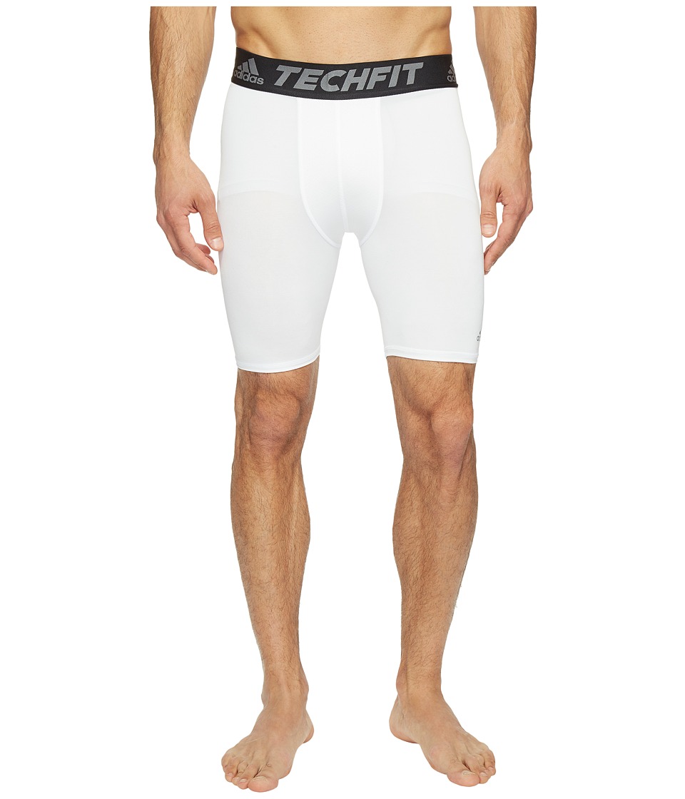 adidas Techfit Compression 7 Short Tights (White) Men