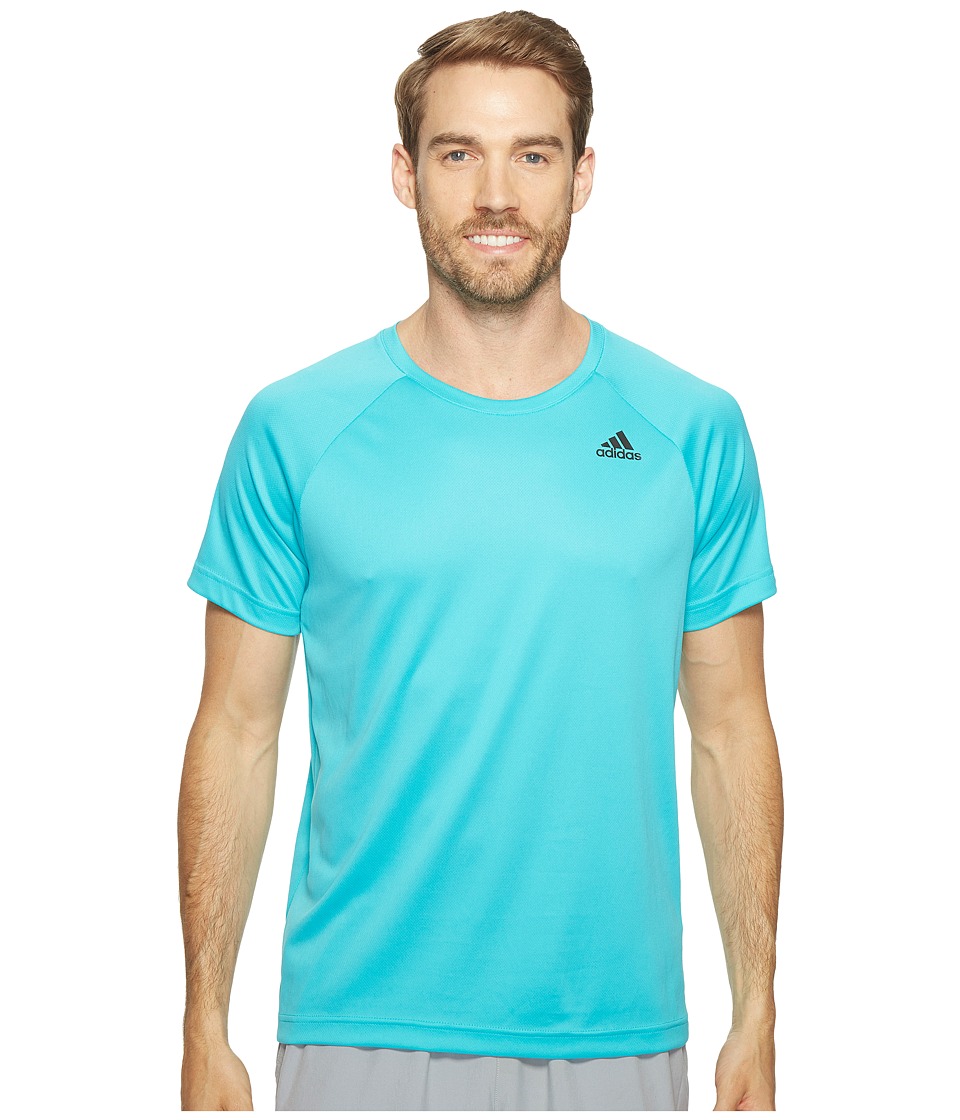 adidas Designed-2-Move Solid Tee (Energy Blue) Men