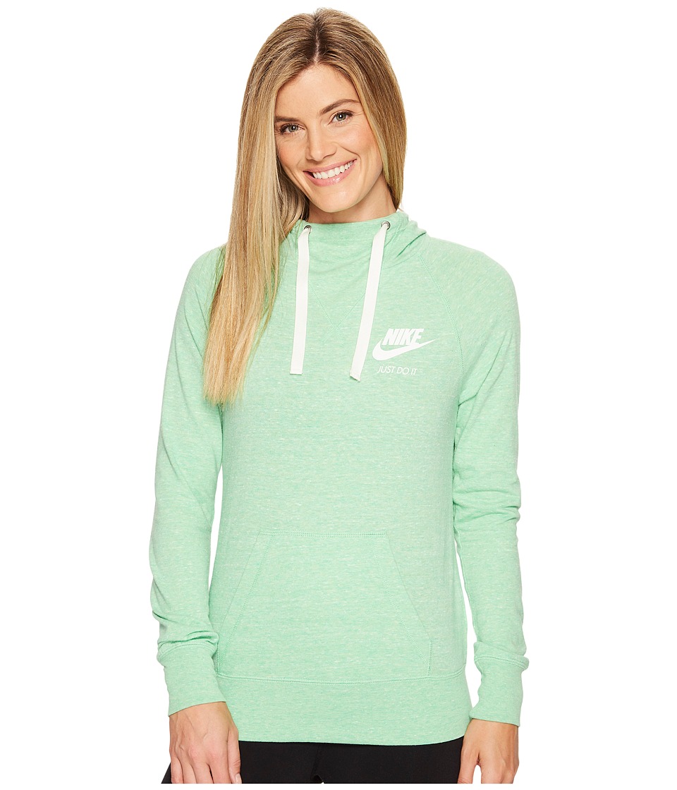 Nike Sportswear Pullover Hoodie (Tourmaline/Sail) Women