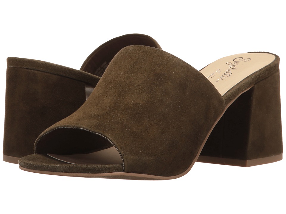 Seychelles Commute (Olive Suede) Women