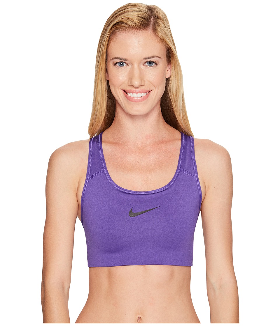 Nike Pro Classic Swooshtm Sports Bra (Dark Iris/Black) Women