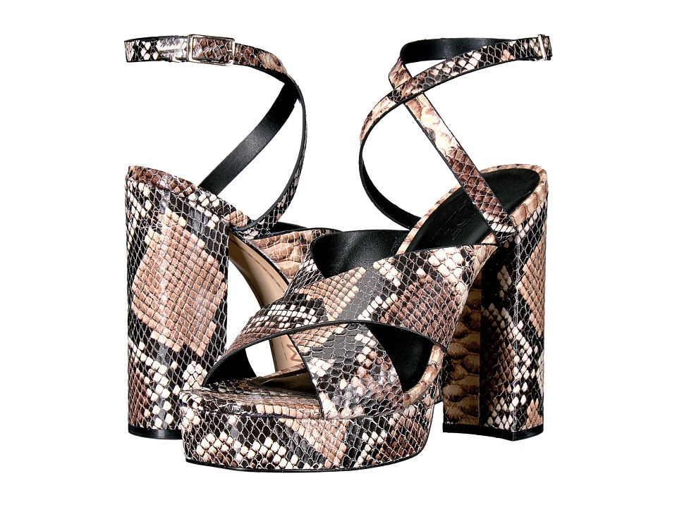 M4D3 Pricilla (Dusty Rose Snake Embossed Leather) High Heels