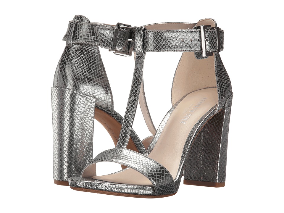 Kenneth Cole New York Daisy (Pewter Embossed Leather) High Heels