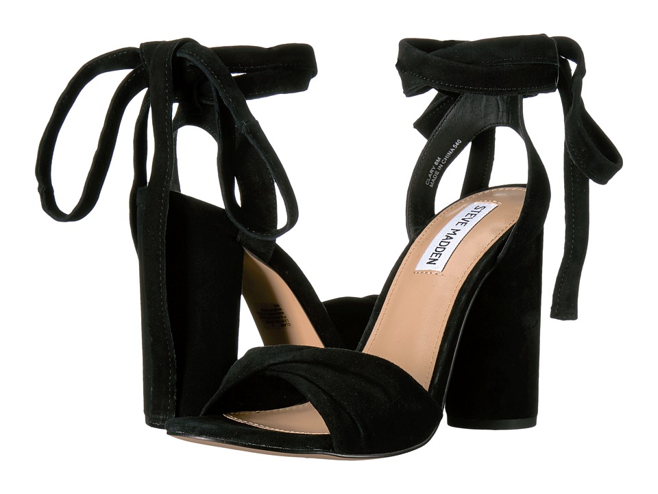 Steve Madden Clary (Black Suede) Women