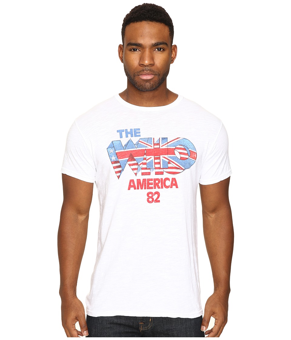 The Original Retro Brand The Who Short Sleeve Slub Tee (White) Men