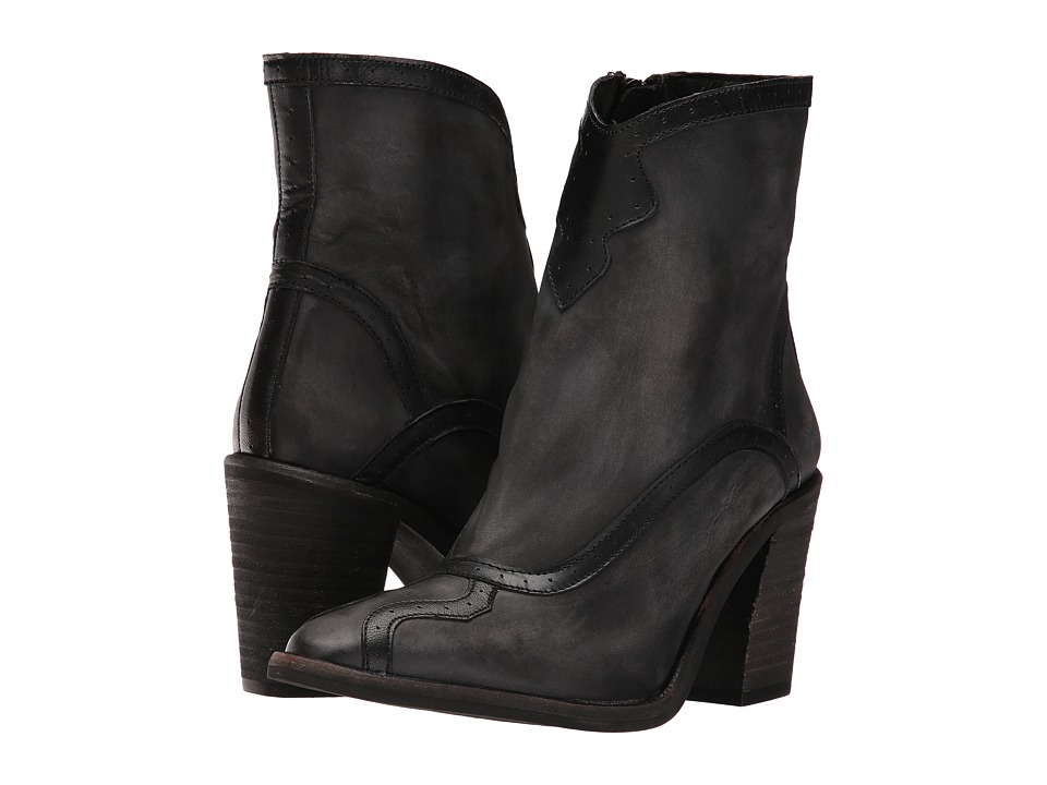 Free People Winding Road Heel Boot (Dark Grey) Women