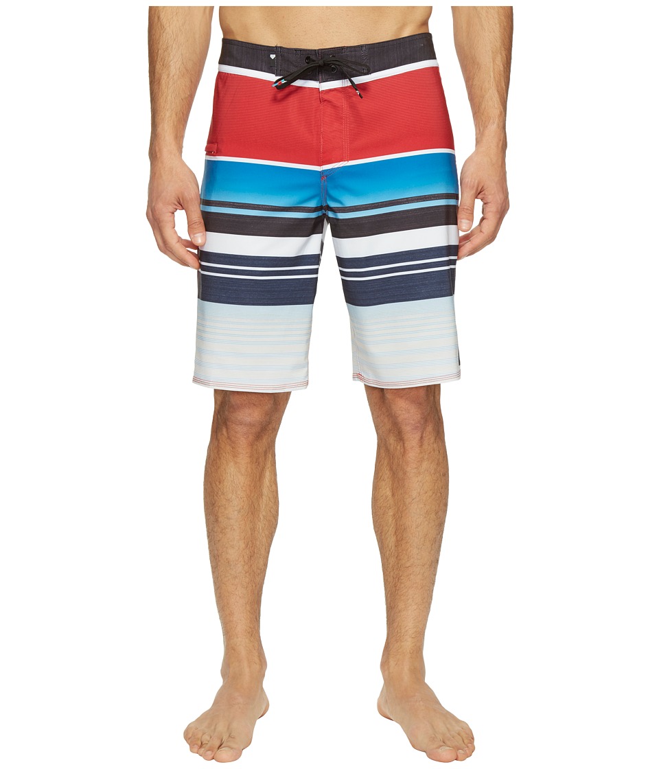 Quiksilver Everyday Stripe Vee 21 Boardshorts (Chilli Pepper) Men