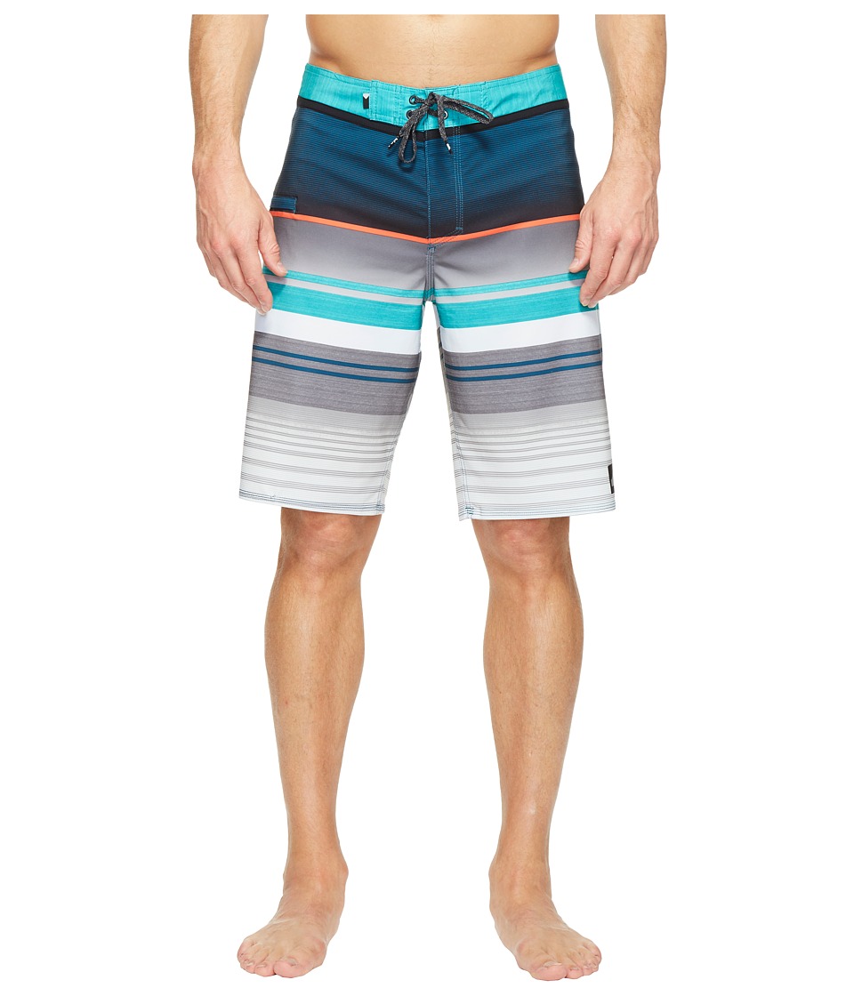 Quiksilver Everyday Stripe Vee 21 Boardshorts (Viridian Green) Men