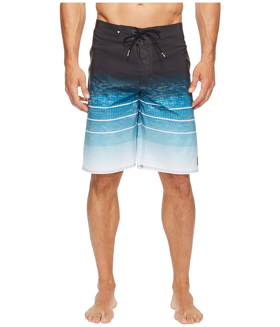 Quiksilver Slab Momentum Vee 21 Boardshorts (Moroccan Blue) Men